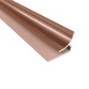 FASÄDE 47 in. Decorative Vinyl Inside Corner Trim Polished Copper