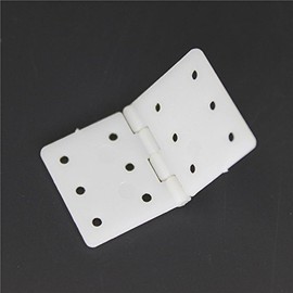16x28 mm 0.63" x1.1'' Pinned Nylon Hinges RC Airplane Plane Parts Replacement (Pack of 20)