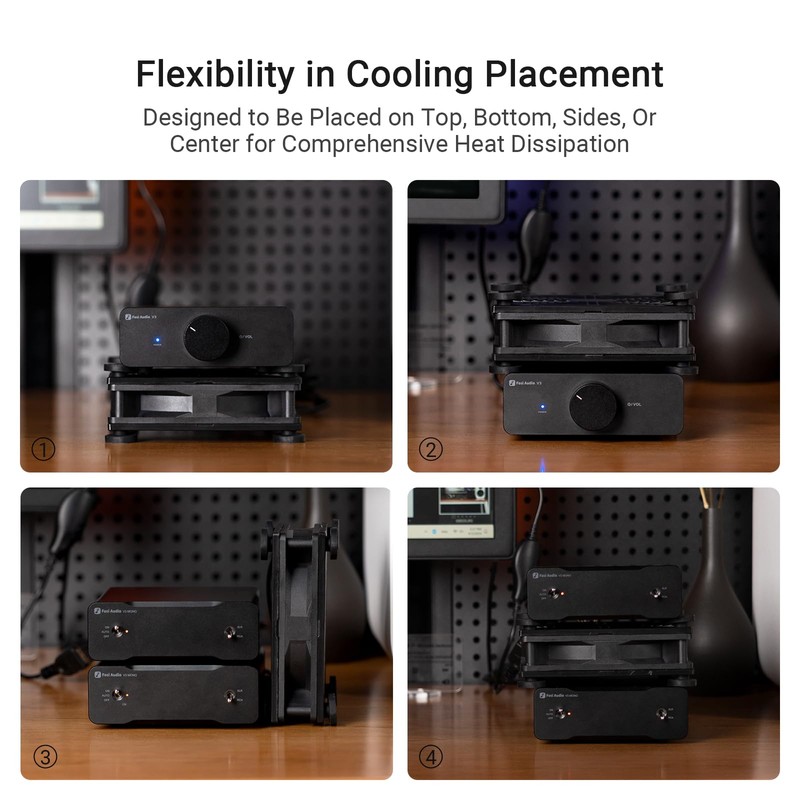 Fosi Audio USB C 5V Cooling Fan for V3 Mono,