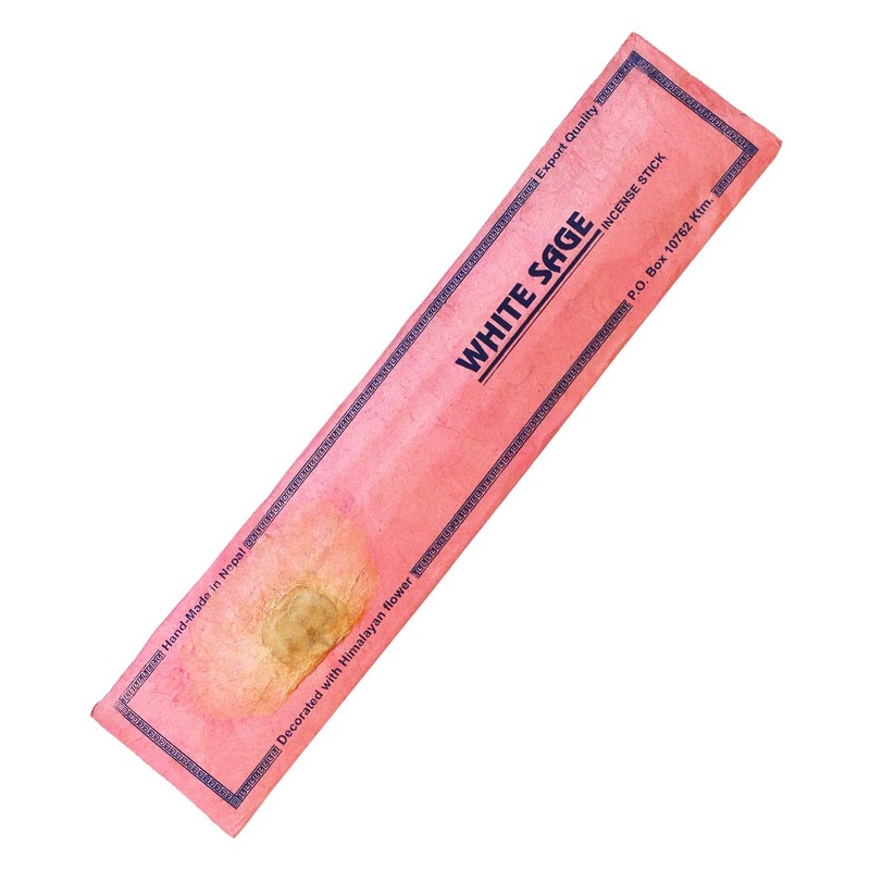 Bodhi® Premium White Sage Incense Sticks from Nepal, Chemical-Free, 100%