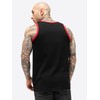 Lonsdale London ANDOVER Uomo Canotta nero L 100% cotone Regular