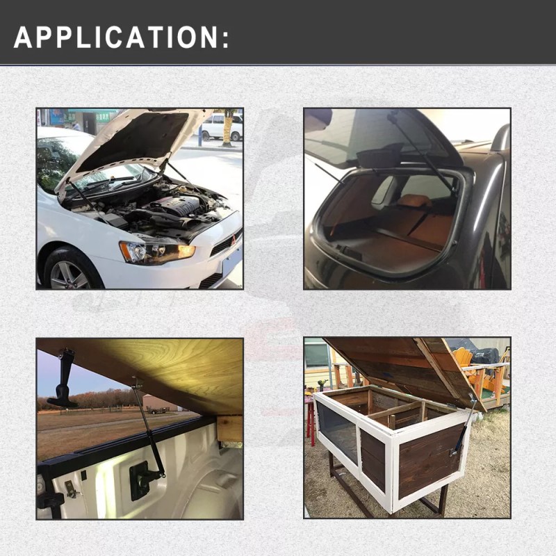 Unbranded 2x Rear Hatchback Trunk Lift Supports Struts for Mitsubishi