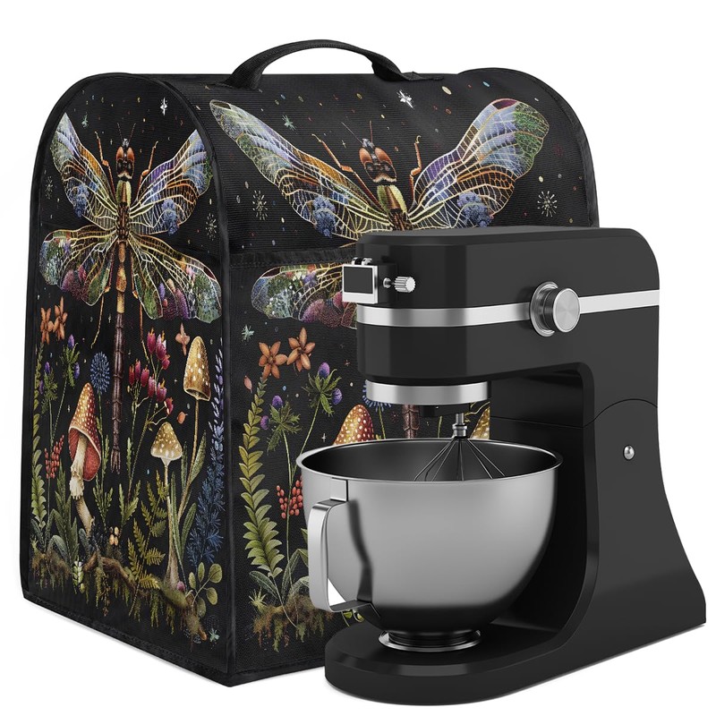Kitchen Aid Mixer Cover Animal Dragonfly Flower Stand Mixer Cover