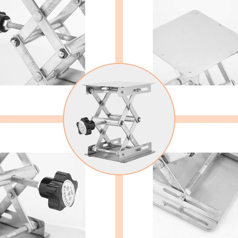 Stainless Steel Lifting Platform, Laboratory Lifting Stand, Scissor Rack, 100