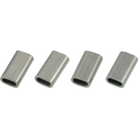 Himeji or arumikuranpu Tube (Aluminum Sleeve) 4 Pack 3.0 mm