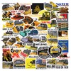 Killdozer State Stickers 52pcs Decals Earthmoving Machine Aesthetic Waterproof Vinyl