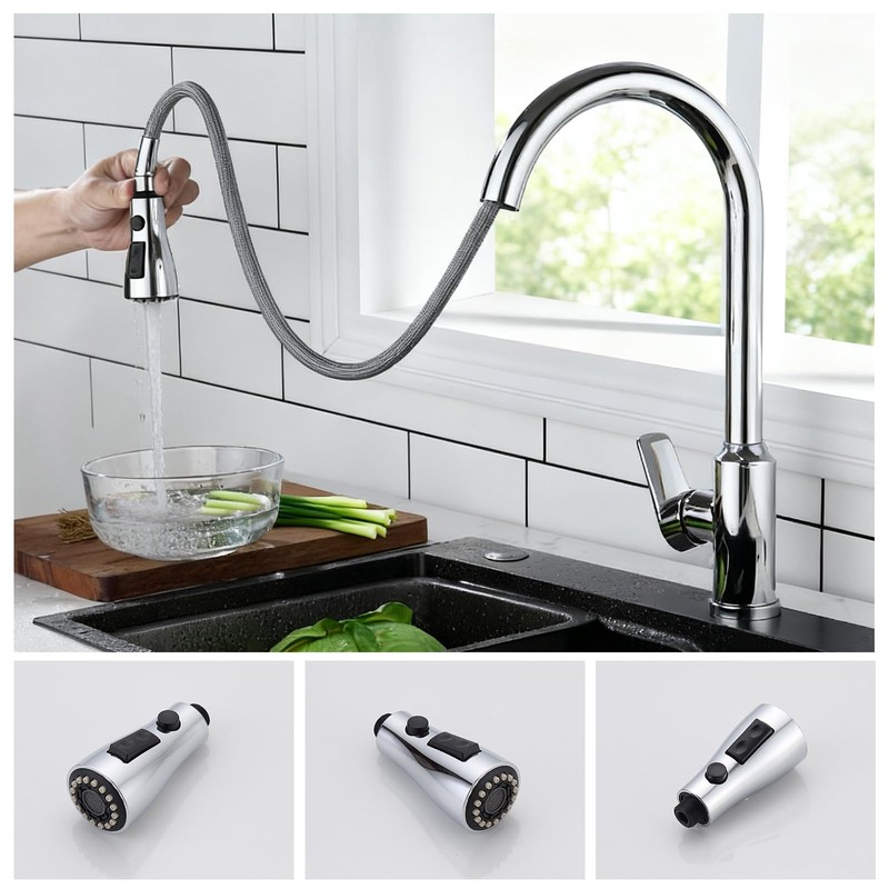 Kitchen Faucet Head Replacement for American Standard M950242-0020A Pull Down