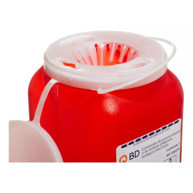 BD Contenedor Para Rpbi Punzocortantes 1.4l Rojo - Bd