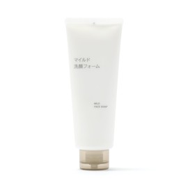 Muji 84464898 Mild Facial Cleansing Foam (Large Capacity), 7.7 oz (220 g)
