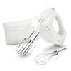 Hamilton Beach 6-Speed Electric Hand Mixer with Whisk, Traditional Beaters,