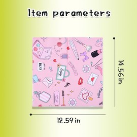 yaozeio Self Adhesive Magic Cloth Pouch for Women Reusable Protective Makeup bag for Men Travel Gifts for Father Brother Camera Lens Wrap Portable Organizer Bag for Girl Boy Cosmetic Bag