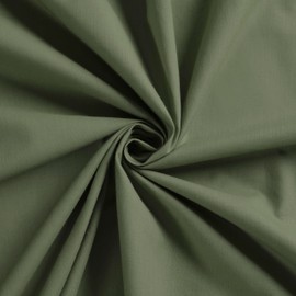 VEL VET HOME VelvetHome Cushion Cover 40 x 80 cm, 1-Piece 100% Cotton, High Quality, Made in EU, 1 x Pillowcase 40 x 80 cm with Zip, Cushion Cover 40 x 80 cm, Green, 40 x 80 cm