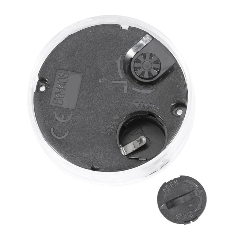VIFERR Mini Wall Clock Suction Cup Waterproof Round Wall Clock