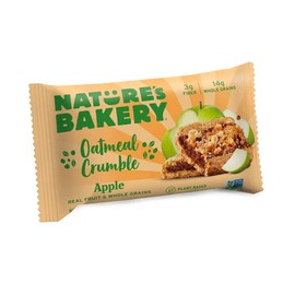 Nature's Bakery Nature’s Bakery Oatmeal Crumble Bars, Apple, Real Fruit, Vegan, Non-Gmo, Breakfast bar, 1 Box With 6 Bars, 6Count