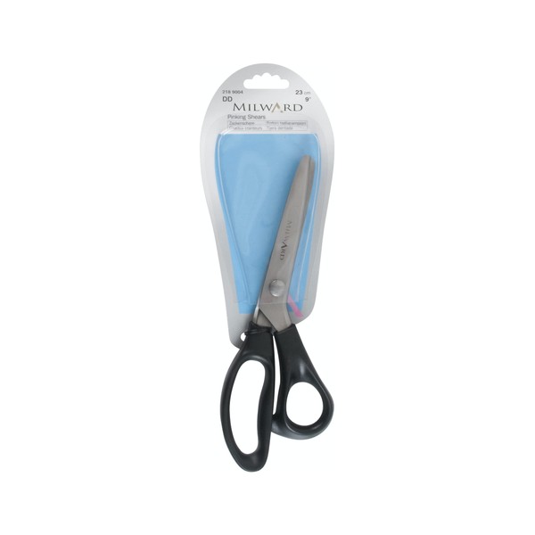 Milward Pinking Shears with Plastic Handle, Steel, Multi-Colour, 23 cm