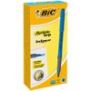 BIC Highlighter Grip Pens - Blue, Box of 12