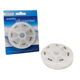 Masterplast 7 Day Medication & Vitamin Storage Organiser, Clear