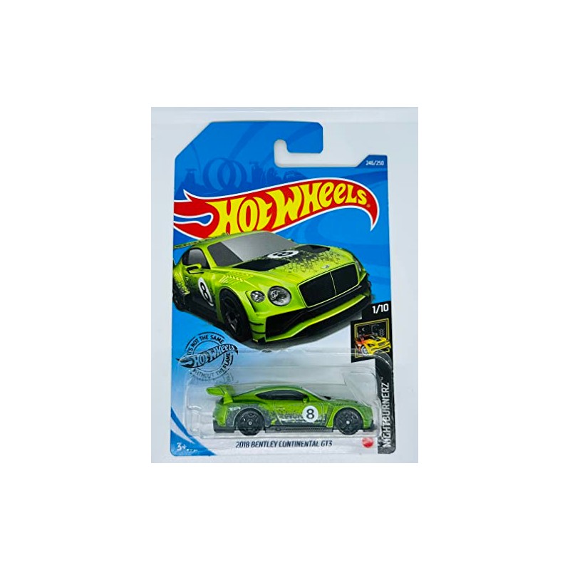 Hot Wheels - 2018 Bentley Continental GT3 - Green -