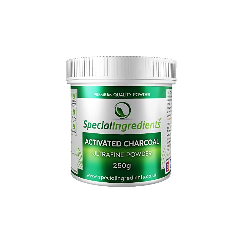 Activated Charcoal Powder 250g Food Grade Coconut Derived Premium Quality