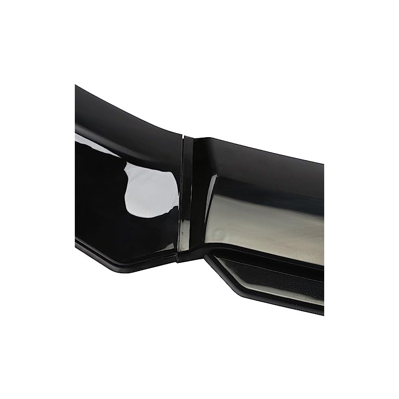 AOKAILI 4PCS Glossy Black PP Front Bumper Body Kit Spoiler