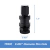 CKAuto 5 Pcs VS33/TR33E Tubeless Metal Clamp-in Valve Stems, Black