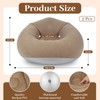 Inflatable Bean Bag Chairs for Adults with Electric Air Pump,