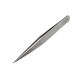 DURI Tough S2 Alloy Stainless Steel Compact Wide-Grip Tweezers Ultra-fine Precision Tip for Superior Handling Electronics Soldering Welding Experimental Work Jewellery-Making, Sewing DIY Crafts