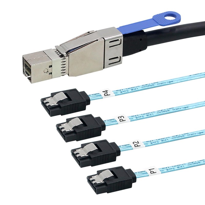AoQhir Mini SAS HD SFF-8644 with IC to 4 x
