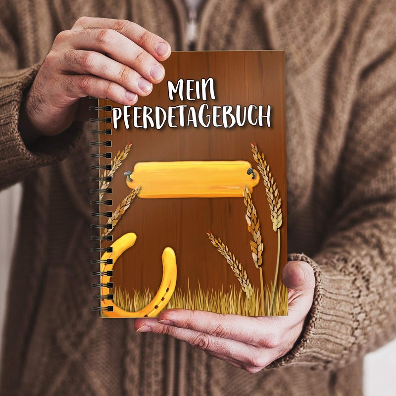 trendaffe My Horse Diary Notebook with 116 Pages for Riders
