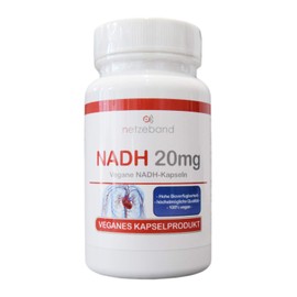 NADH 20 mg – 90 Vegan Capsules – Coenzyme 1 – Premium Quality