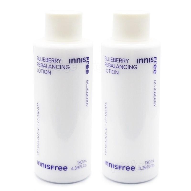 Innisfree Blueberry Rebalancing Lotion 130ml+130ml / 이니스프리 블루베리 리밸런싱 로션