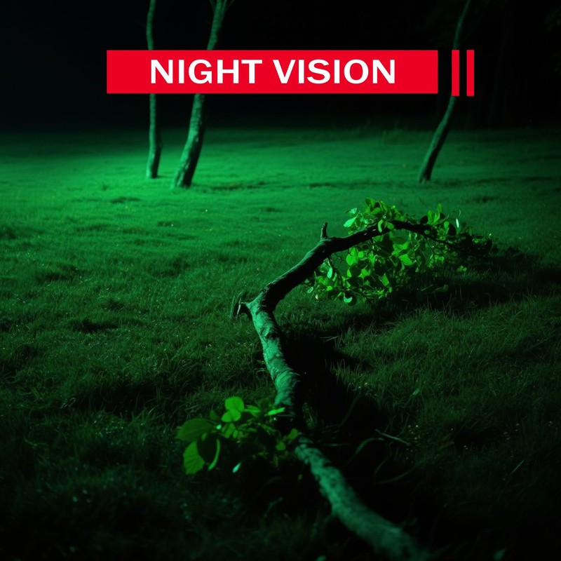 XINFEIBEI Green Light Flashlight, Zoomable Single Mode Green LED Flashlights