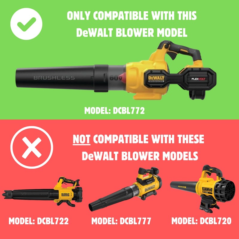 DeWalt Wall Mount for 60v Flexvolt Blower | DCBL772 Compatible