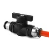 Metaland 1/4" OD Pneumatic Ball Valve BUC Push to Connect