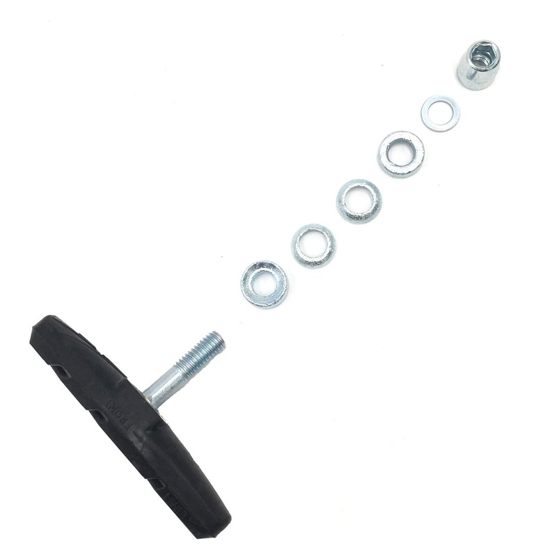 Fibrax V Brake Pads with Spacer & Hex Nut (1