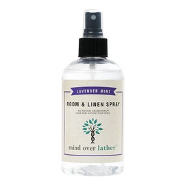 Natural Lavender Mint Room and Linen Spray. Pure Lavender Essential Oil Blend, Linen and Pillow Mist, Aromatherapy and Yoga Mist 8oz