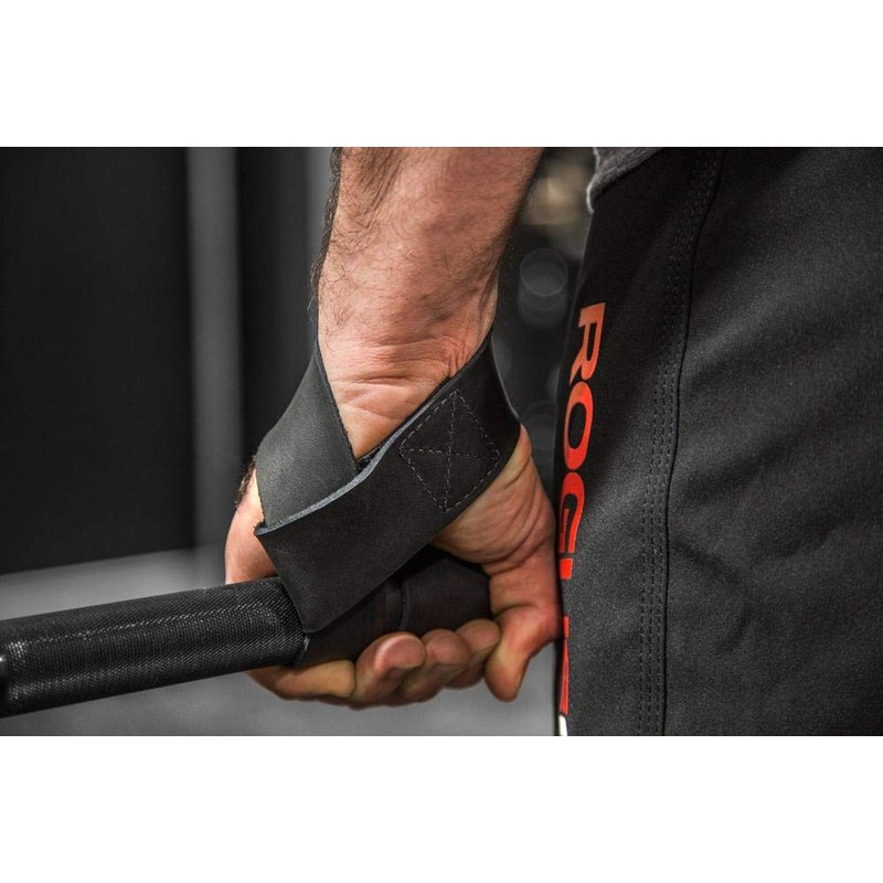 ROGUE FITNESS Rogue Leather Wrist Strap Lifting Straps Left &