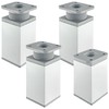 LHUIDDH 4 PCS Adjustable Furniture Legs Cabinet Legs
