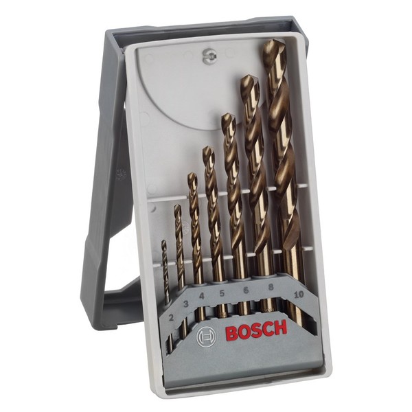 Bosch 2608589296 Metal Drill Bit-Set"Mini X-Line" Hss 7 Pcs