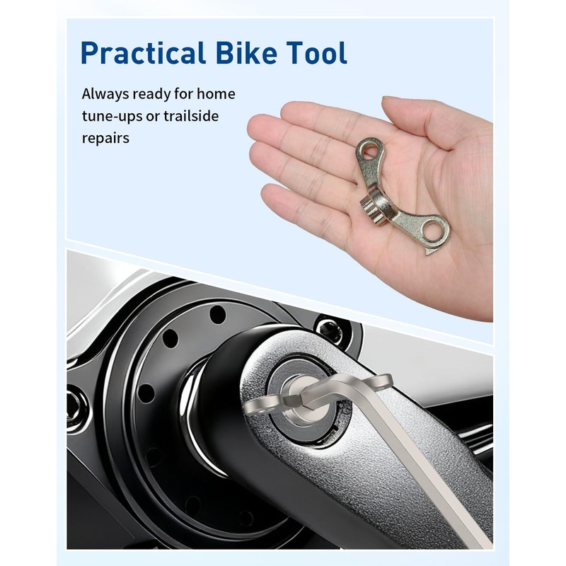 Pawfly - Herramienta de ajuste de manivela para bicicleta, herramienta