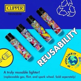 Clipper - Classic Large Reusable Lighter 48 Pack - Camo