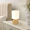 Globo LED Table Lamp Dimmable with Remote Control Wooden Lamp