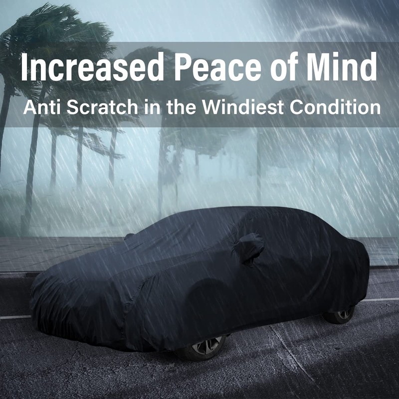 Coverland- Cable Lock Set for Car Cover, 7.3 ft Long