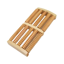 Healvian Wooden Foot Roller for Trigger Point Acupuncture Row Design for Relieving Foot Muscle Tension and Promoting Circulation