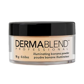 Dermablend Polvo de ajuste suelto, 2. Banana Powder, Illuminating Banana Powder, 0.63 Oz
