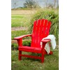 Leigh Country Red Adirondack Chair for Patio, Deck or Yard
