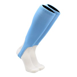 TCK Solid Colored Baseball Stirrups Pattern A (Columbia Blue, Large)