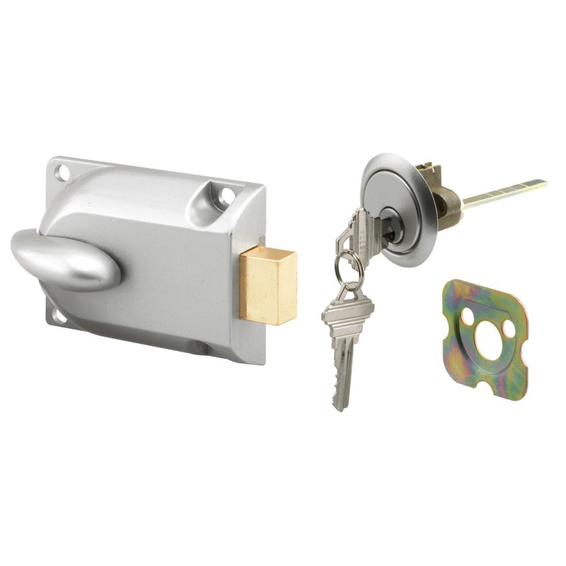 Prime-Line GD 52119 Diecast Painted Aluminum, Center Mount Deadbolt Lock