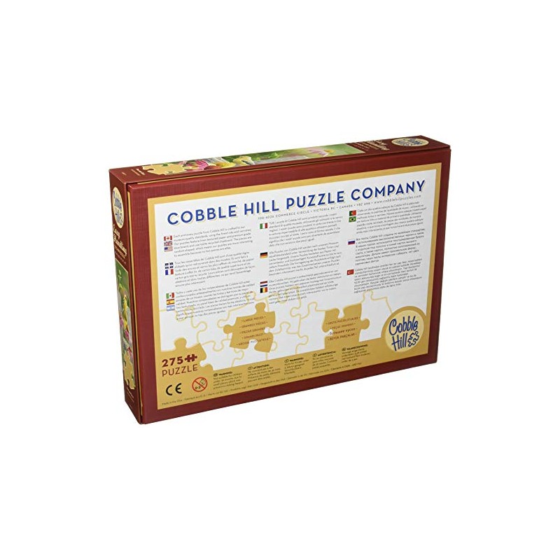 Cobblehill Puzzles XL 275 pc Pink and Gold