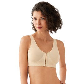 Wacoal Women's B-Smooth Front Close Bralette, Sand, 42